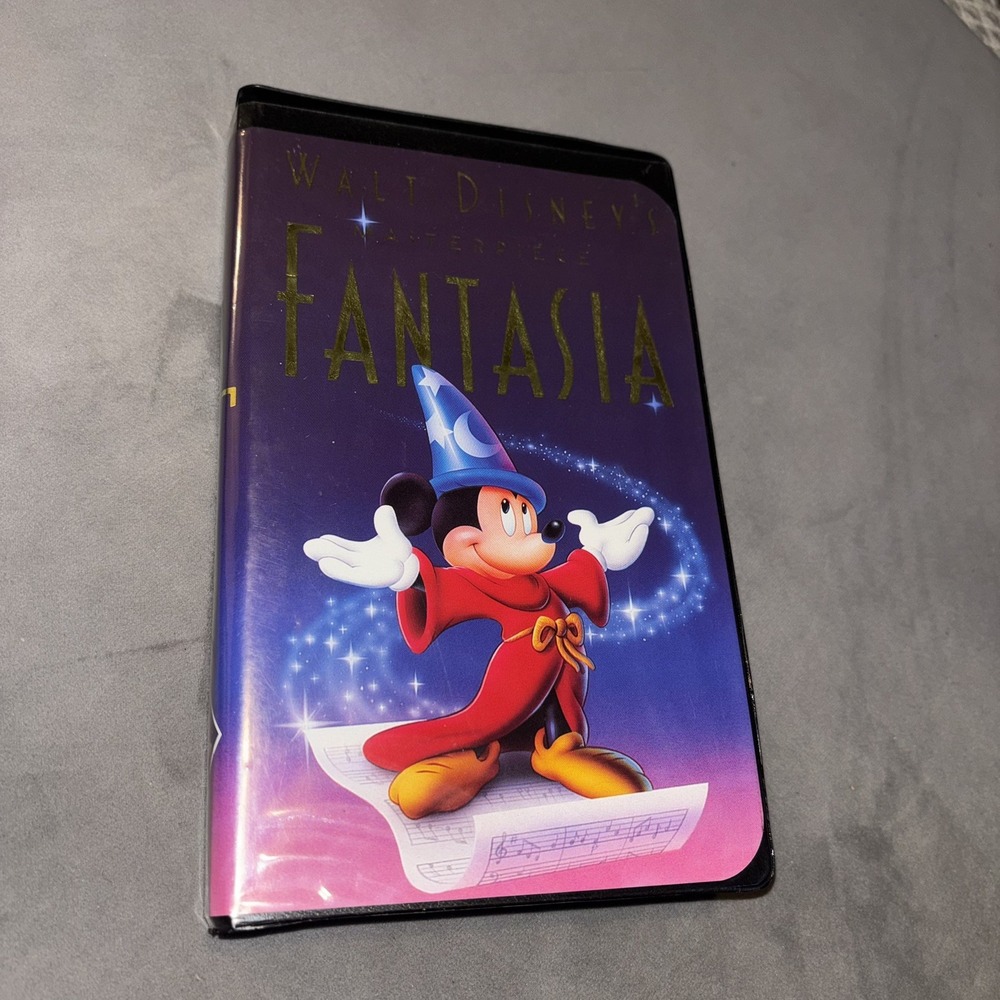 Fantasia Walt Disney's Masterpiece (VHS, 1991) Rare Black Diamond Edition 1132